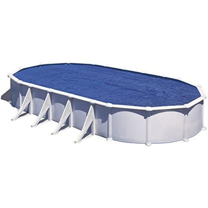 Gre CPROV Insulated Cover for Swimming Pools, Oval 730 x 375 cm blue