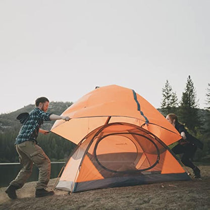 BISINNA 2 Man Camping Tent Waterproof Windproof Two Doors Lightweight Backpacking Tent Easy Setup Double Layer Outdoor Tent for Family Camping Hunting Hiking Mountaineering Travel