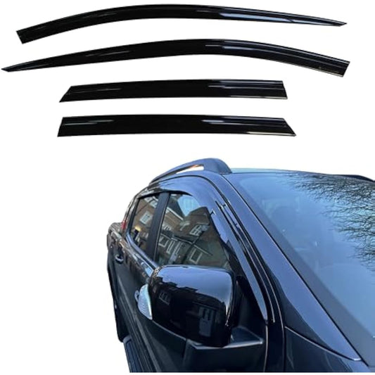AUTO CLOVER Wind Deflectors Set for Ford Ranger 2012+ (4 pieces)