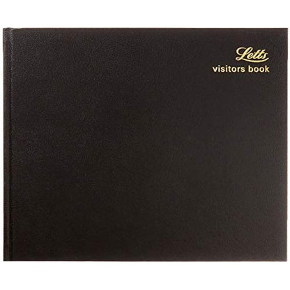 Letts Company Visitors Book - Black