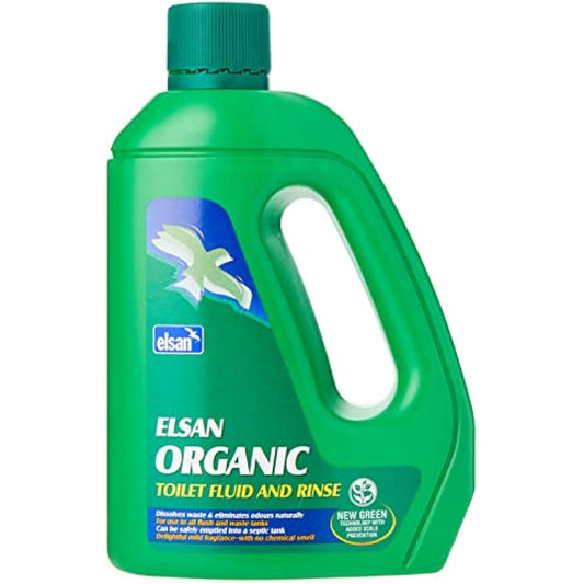 Elsan ORG02 Organic Toilet Fluid for Motorhomes, Green, 2 Litre