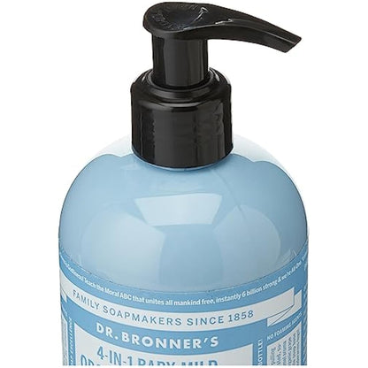 Dr Bronner’s 4-in-1 Organic Unscented Baby Sugar Soap
