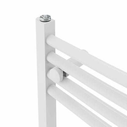Warmehaus Curved Bathroom Heated Towel Rail Radiator White 1600x600mm