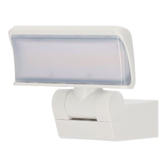Brennenstuhl LED Security Light WS 2050 W/LED Outdoor Floodlight 20W (1680lm, IP44, 3000K, Warm White Light Colour, Spotlight Head can be swivelled