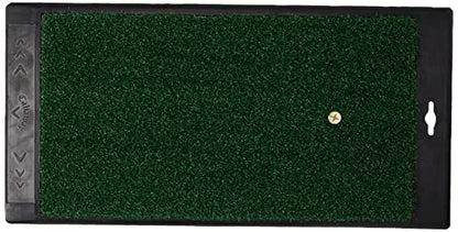 Callaway FT Launch Zone Golf Hitting Mat with Rubber Backing Golf Putting Mat, Green, 1' x 2'