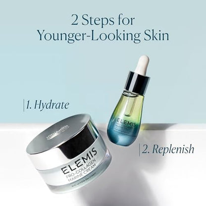 ELEMIS Pro-Collagen Marine, Superfood Facial & Cleansing Oil – Hydrating Facial Oils & Deep Cleansing Oil to Nourish & Revitalize Skin 15ml & 195ml