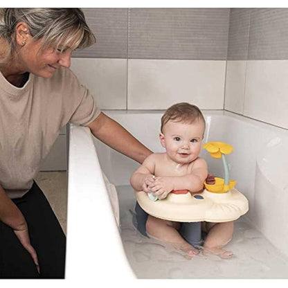Little Smoby 2 in 1 Baby Bath Time Seat and Activity Table – Unisex bath toy for children 6 to 16 months and 6 to 13kg
