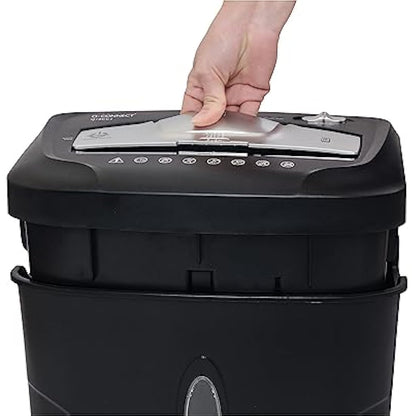 Q-Connect Cross Cut Paper Shredder Q10CC2, Black