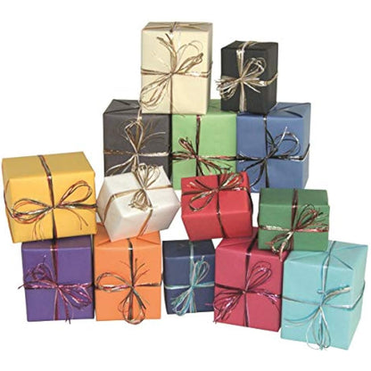 Clairefontaine - Ref 507275C - Nature Kraft Long Roll Wrapping Paper (Single Roll) - 70cm Width x 250m Length, 60gsm Ribbed Kraft Paper - Solid Gold Colour