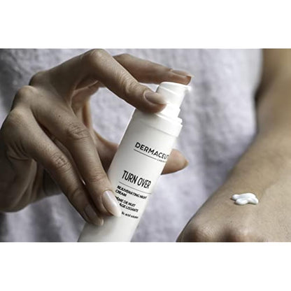 Dermaceutic Turnover - Rejuvenating Night Cream - Anti Aging cream with Glycolic acid - Exfoliating, regenerating and age defense face cream - 40ml