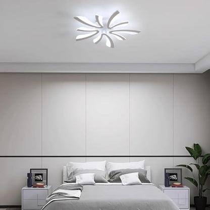 Comely Ceiling Light, LED Ceiling Lamp 50W, 6500K Cold White Light Flush Mount Acrylic Modern Lighting Fixture for Living Room Bedroom, 70cm