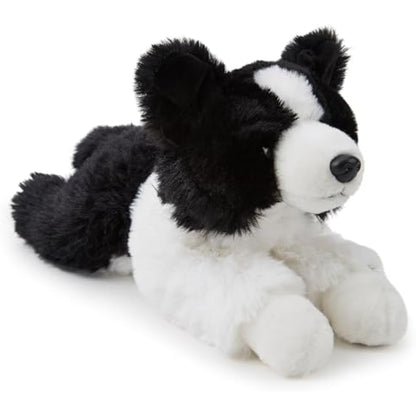 Zappi Co Border Collie Plush Toy (30cm) - Lovable, Sheepdog Soft, Eco-Friendly, Kid's Best Friend for Comfort and Play, Recycled