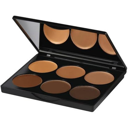 Sleek MakeUP Cream Contour Kit, 6 Easily Blendable Colours for Smooth and Long Lasting Contour, Extra Dark