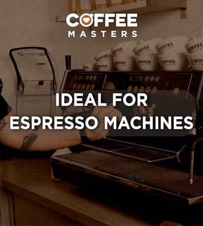 Coffee Masters All Day Blend Espresso Coffee Beans 4x1kg - Medium Roast for Strong and Full Bodied Flavour, Whole Bean - Ideal for Barista Machines