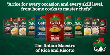Riso Gallo Vegan Arborio Rice, 500 g (Pack of 12)