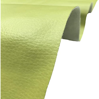 A-Express Grained Faux Leather Fabric Waterproof Heavy Duty Leatherette Vinyl Leathercloth Upholstery Textured Material - Pistachio 1 Metre 100cm x 140cm