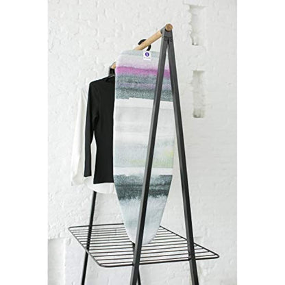 Brabantia Table Top Ironing Board Size S (95 x 30cm) Compact Flat-Folding Steam Iron Table, Ideal for Apartments & Caravans (Morning Breeze)
