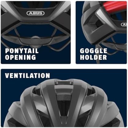 ABUS StormChaser road bike helmet - Lightweight and comfortable for professional cycling for men and women
