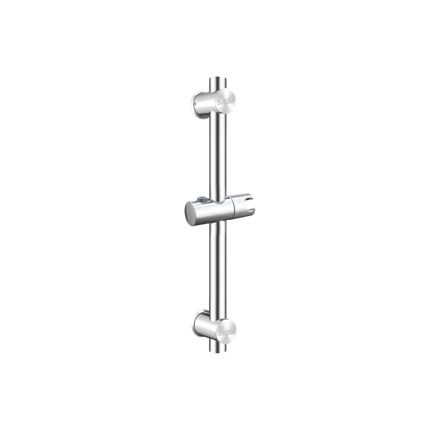 LEADAHEAD Shower Riser Rail 42CM Wall Mounted Shower Slide Bar with Adjustable Shower Head Holder SUS304 Stainless Steel Shower Holder Bracket