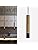 ouglres Black Light Fittings,Cylinder Pendant Light with Metal&Vintage Wood,Height Adjustable,Modern Tube Ceiling Lights,Stylish Hanging Light for Kitchen,Dining Table,Bedroom Nightstand,Gu10,1pack