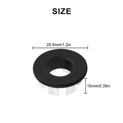 LICQIC Bathroom Sink Overflow Ring, Round Basin Overflow Trim