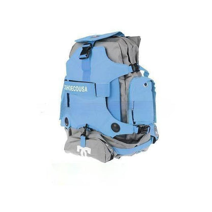 zalati Inline Skates Backpack Roller Skate Shoes Carrying Bag for Storage Easy to Carry Outdoor Sports - Blue, L