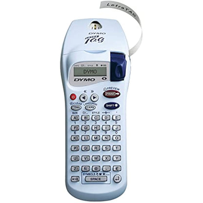Dymo LetraTag XR Handheld Label Maker | ABC Keyboard Home Label Printer with Easy-to-Use LCD Screen | Grey
