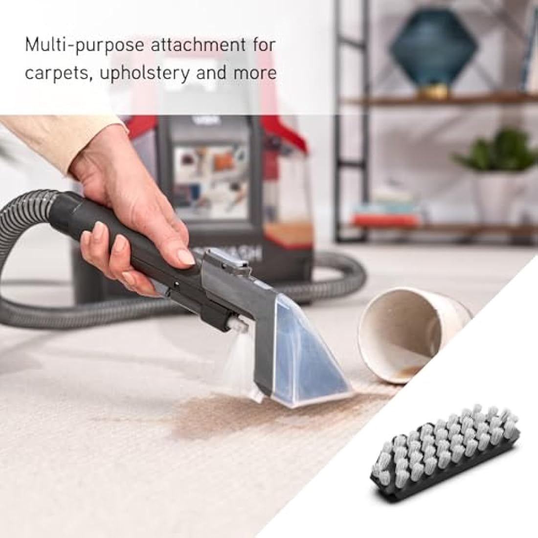 VAX SpotWash Spot Cleaner Ideal for Stains, Spills & Pet Messes, Suitible for Car, Sofa, Upholstery, Carpet, Stairs. Compact, Powerful & Handheld cleaning machine Includes 1L Vax Solution, CDCW-CSXS