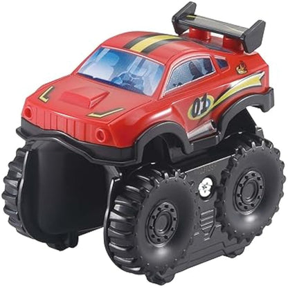 VTech Car-Board Racers Monster Truck & Track, Cardboard Race PlaySet with Stunt Jump for Kids, Toy Car Playset with Included Monster Truck, For Children Age 5, 6, 7 + Years, English Version
