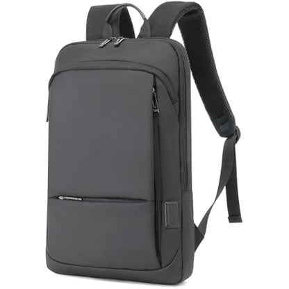 AUGUR Business Slim Backpack for Men Women 15.6 inch Water Resistant Laptop Backpack Computer Notebooks Lightweight Small Backpacks For Travel/Business/Work