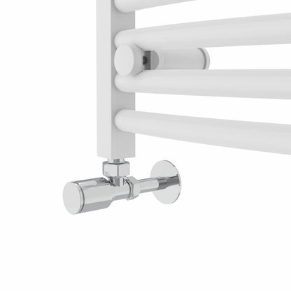 NRG Gloss White Curved Central Heating Towel Rail Radiator 1800×600mm