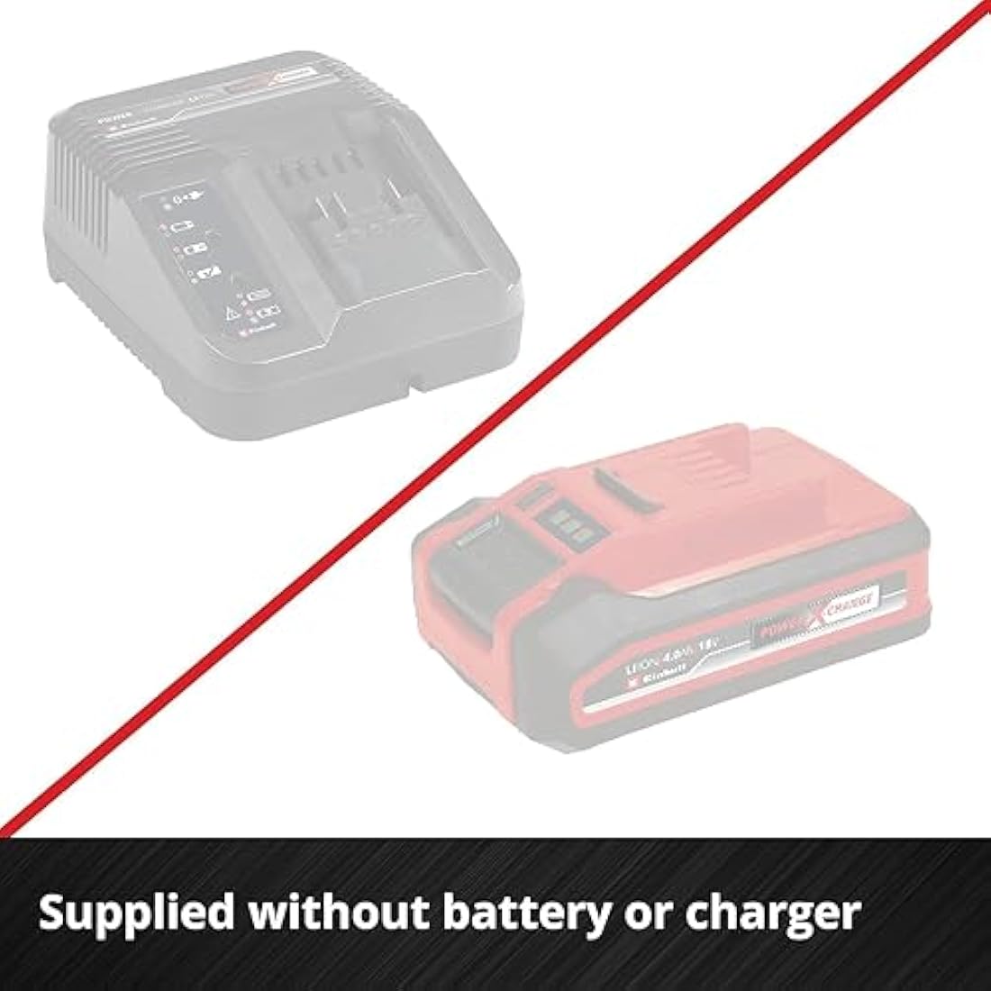 Einhell Power X-Change 18V Cordless Strimmer - 24cm Cutting Width, Cordless Grass Trimmer and Lawn Edger, Includes 20 x Blades - GE-CT 18 Li Solo Lawn Trimmer (Battery Not Included)