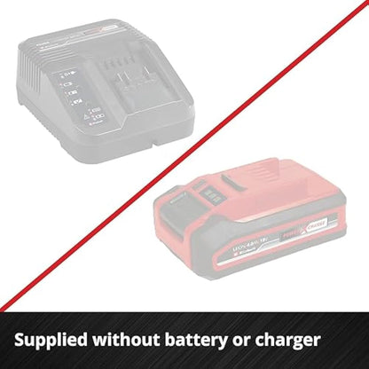 Einhell Power X-Change 18V Cordless Strimmer - 24cm Cutting Width, Cordless Grass Trimmer and Lawn Edger, Includes 20 x Blades - GE-CT 18 Li Solo Lawn Trimmer (Battery Not Included)