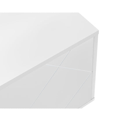 Julian Bowen Moritz TV Unit for up to 65" TVs, White - H58 x W176.5cm