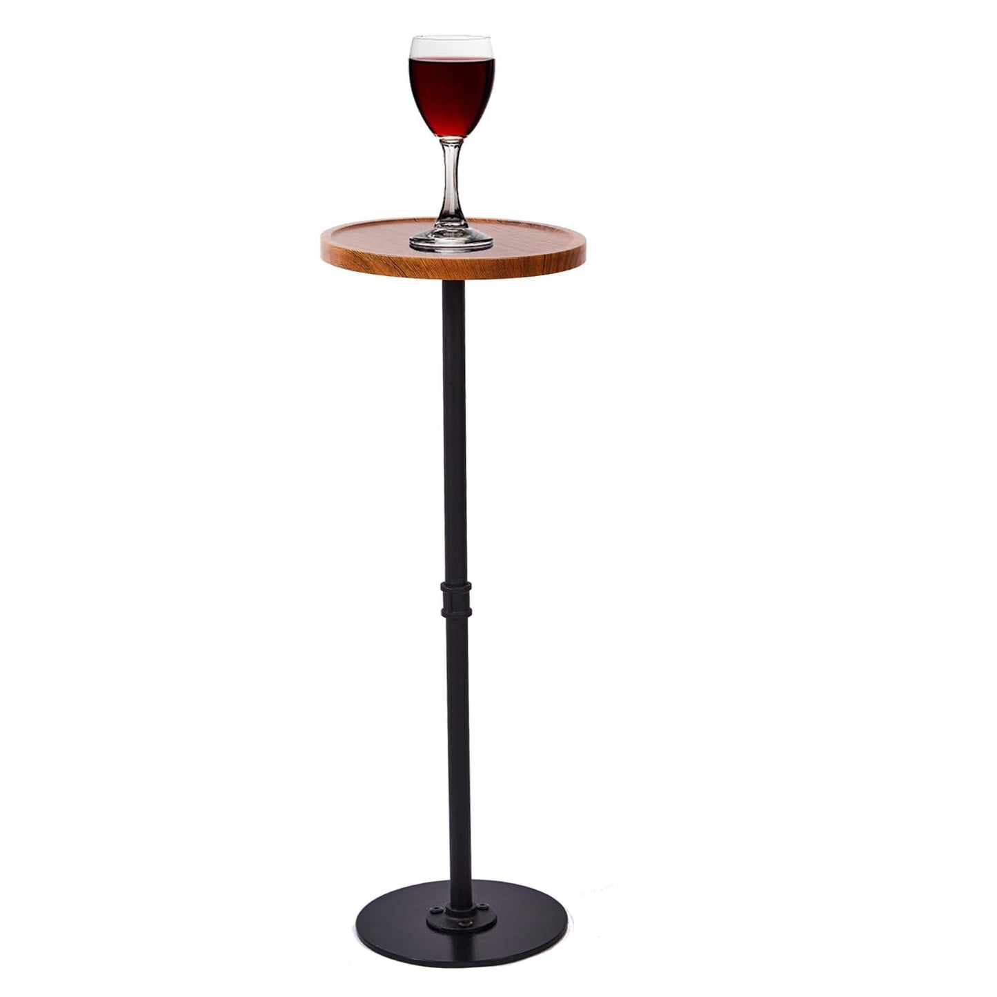 Benhurb Round Side Table Small Coffee Tables with Metal Base Sofa End Table Modern Corner Drink Table for Small Spaces Living Room Bedroom Office
