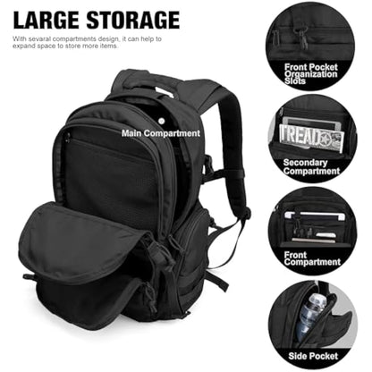 Mardingtop 25L Military Tactical Backpack Practical Rucksack for Men with Molle System Outdoor Hiking Backpack Army Backpack for Hiking, Traveling, Mountaining
