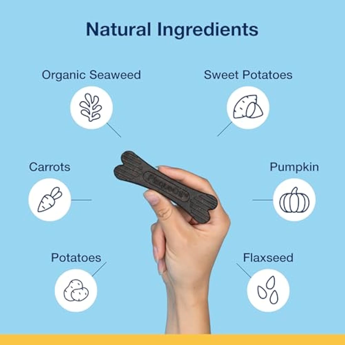 ProDen PlaqueOff 13 Dental Bones for Medium & Large Dogs, Tartar, Plaque & Bad Breath Remover, Improves Overall Oral Health Flavour (Vegetable Fusion)