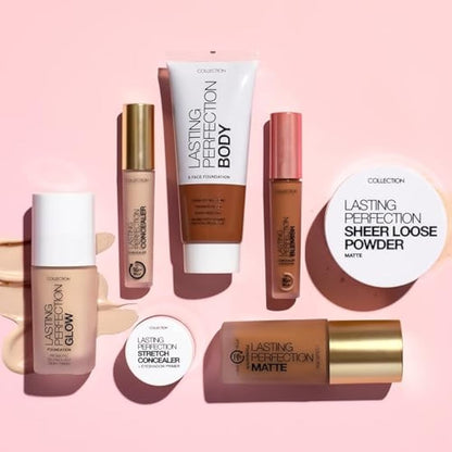 Collection Cosmetics Lasting Perfection Stretch Concealer, High Coverage and Versatile, 6g, Rose Porcelain