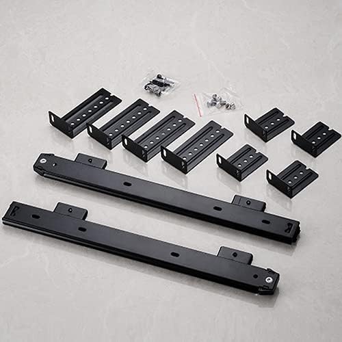 YANGHX Keyboard Tray Under Desk Slide Drawer Heavy-Duty Ergonomic Keyboard Slide-Out Platform,Underdesk Drawer Office Storage Organizer Computer Desk