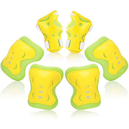 Kids/Youth Knee Pads Elbow Pad Wrist Guards Protective Gear Set, for Child Roller Skates, Cycling Bike, Skateboard, Inline Skatings, Scooter Riding, BMX bike, And Other Outdoor Sports Activities
