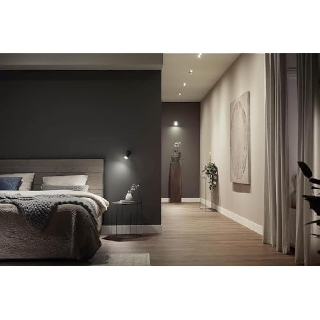 Philips Hue Centura White and Colour Ambiance Smart Ceiling Light [Round - White] with Bluetooth, Works with Alexa, Google Assistant and Apple Homekit