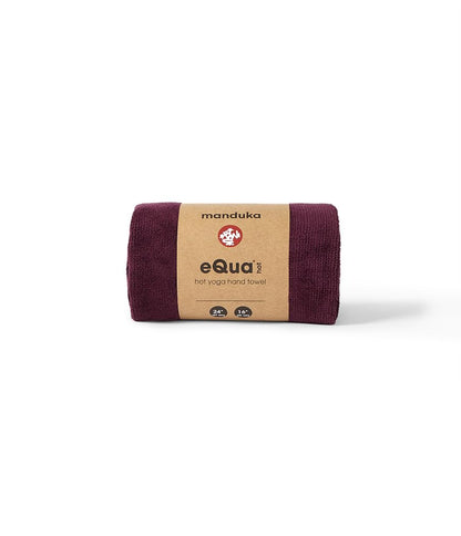 Manduka eQua Hot Hand Towel - 16" Double-Knit Microfiber Rapid Sweat Absorption Multipurpose Workout Towel 16 x 26.5 Inches