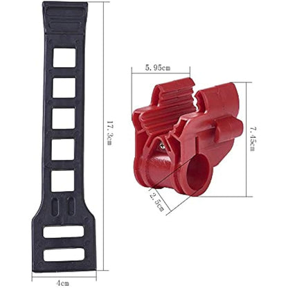 Blueshyhall Car Bicycle Stand SUV Vehicle Trunk Mount Bike Cycling Stand Storage Carrier Spare Hooks, Red and Black