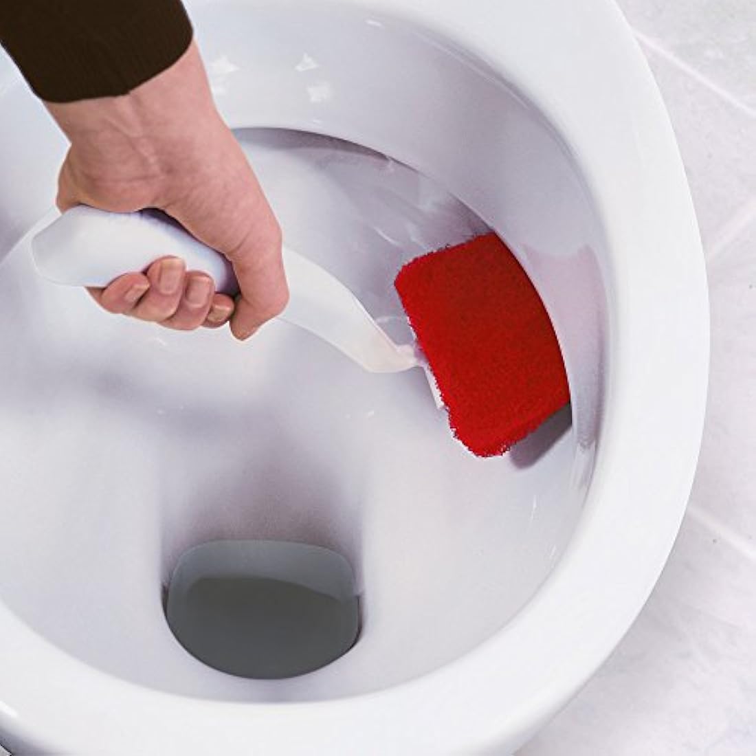 HG Toilet Renovation Cleaning Kit, Effective Bathroom & WC Cleaner, Cleans and Descales Toilet Bowl & Under Toilet Rim, Limescale & Stain Remover - 500ml (318006106)