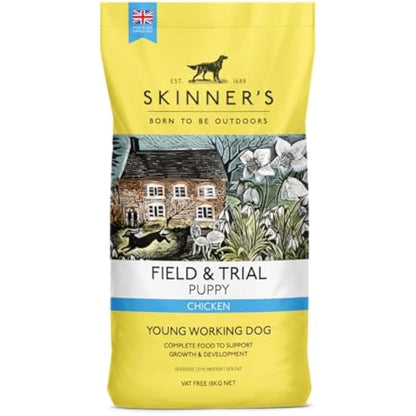 Skinner’s Field & Trial Puppy – Complete Dry Food, Sensitive, Supports Gut Health, Key Nutrients, 15kg