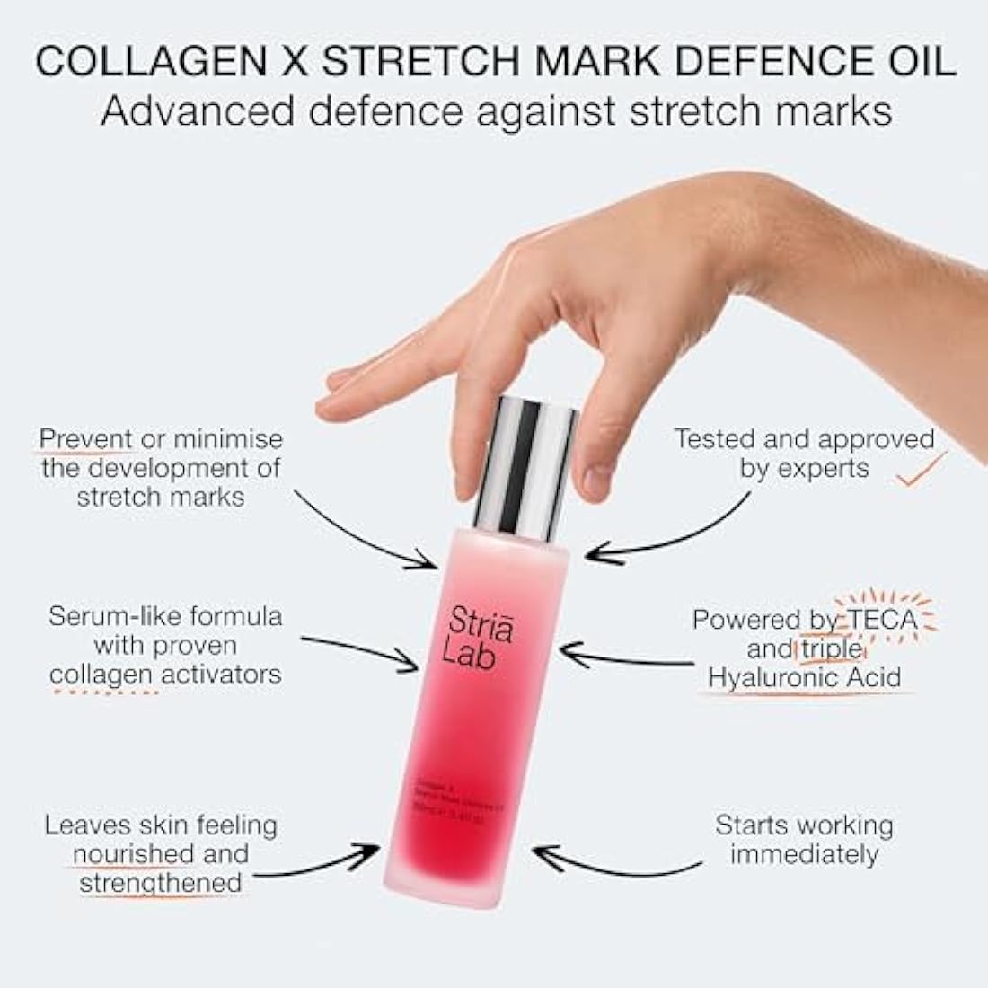 Stretch Mark Prevention Oil for Pregnancy & Scars | Bio Oil for Skin Care, Stretch Marks & Scar Prevention Treatment | Hydrating, Fast-Absorbing Serum for Women