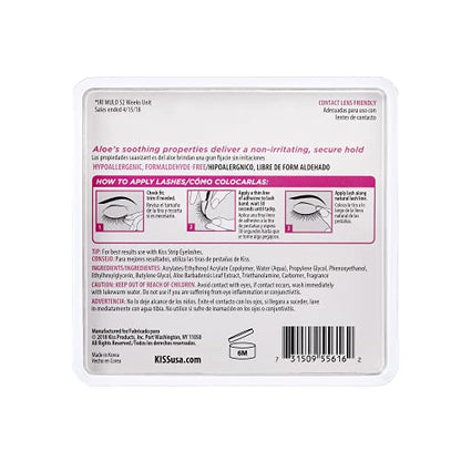 KISS 24 Hour Strip Eyelash Adhesive – Clear
