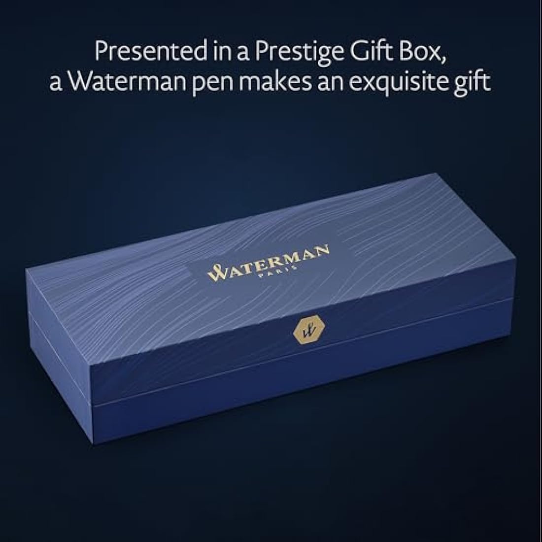 Waterman Hémisphère Fountain Pen | Stone Grey (The Understated Edit Collection) | Fine Nib with Blue Ink | Gift Box