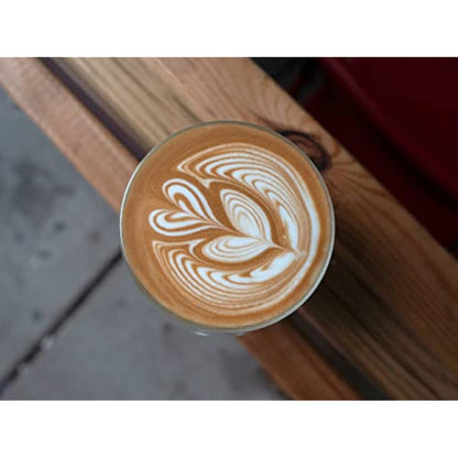 KRUVE IMAGINE Coffee Cups - Handcrafted Double-Wall Glass Cups (Set of Two, 8.5oz/250ml) - Perfect for Latte Art and Espresso - Durable Borosilicate Glass - Ideal for Coffee Mugs Lovers - Latte