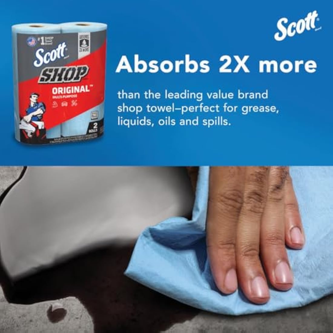 Scott Shop Towels Pack of 2.